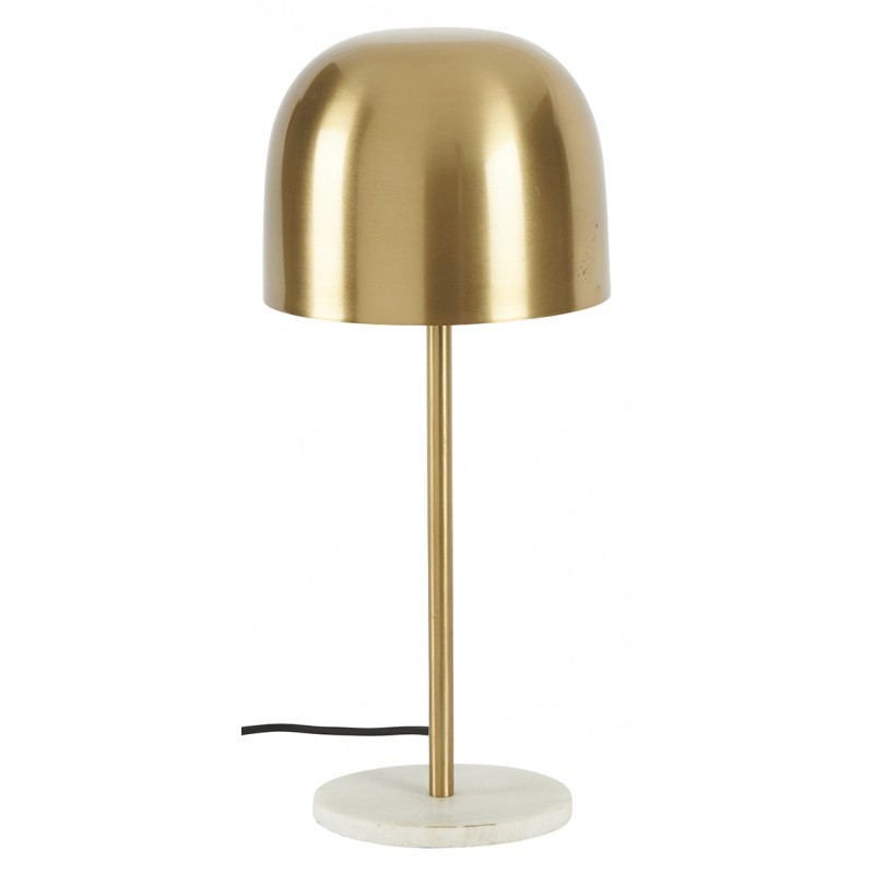 GOLD TABLE LAMP WITH MARBLE BASE TABLE LAMPS